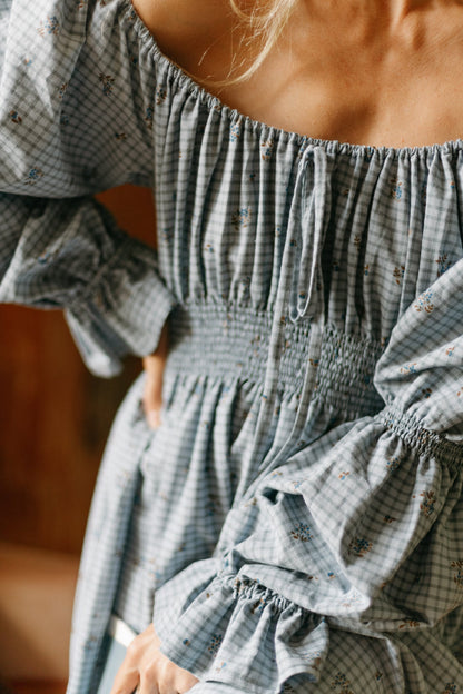 Sunrise dress / Blueberry