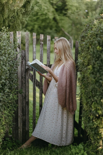 Winter CARDIGAN / rose clay