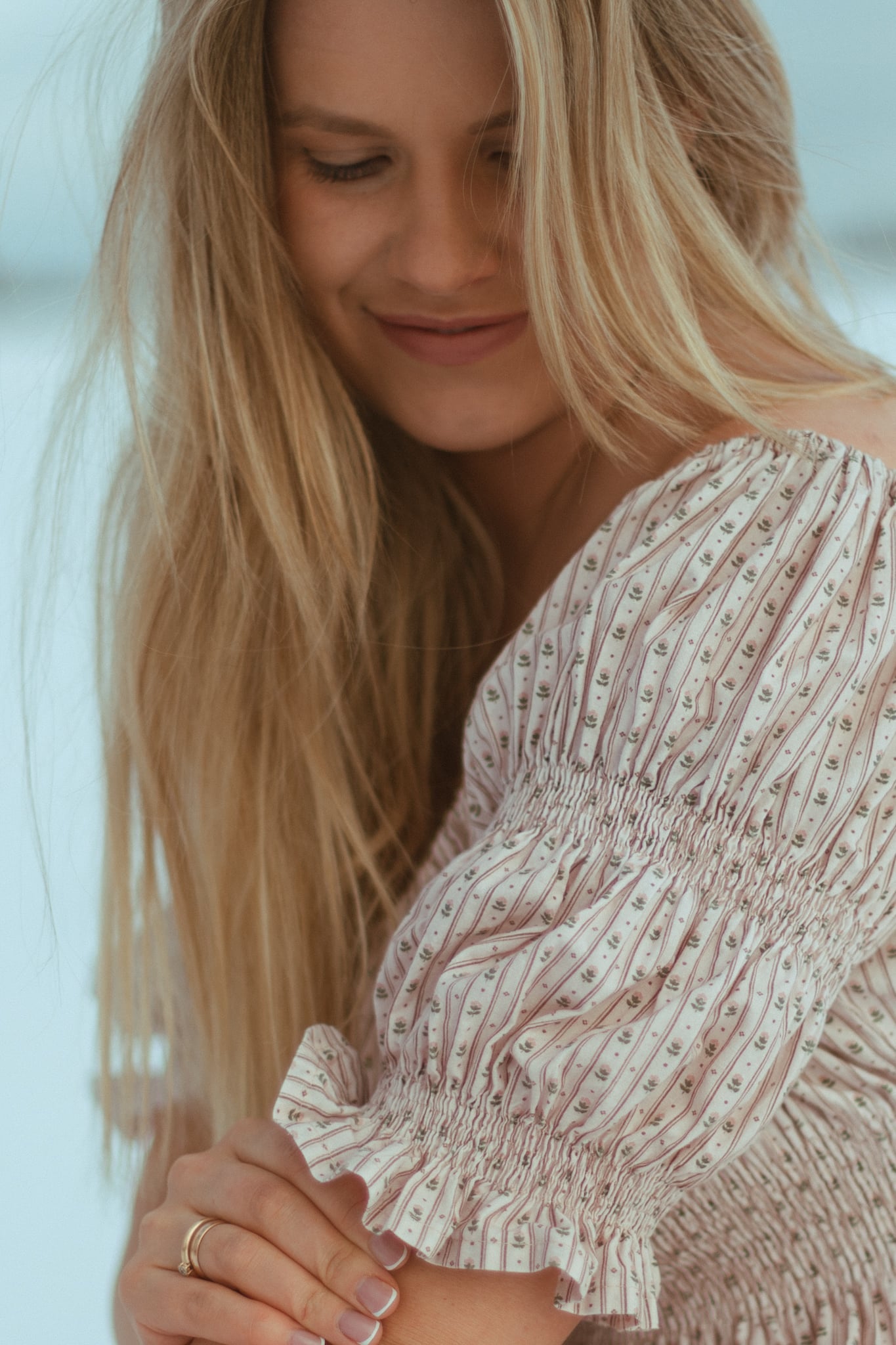 SUNRISE short-sleeve dress / dusty pink