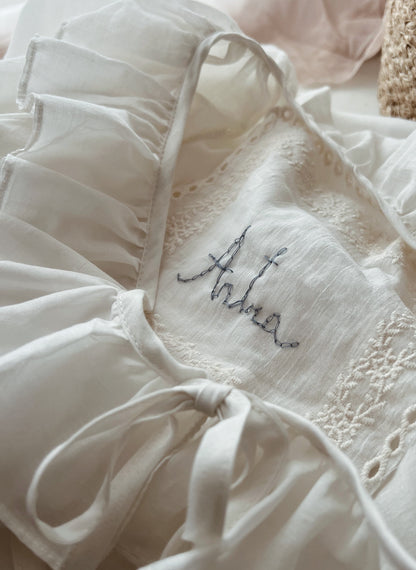 Heritage dress with silk