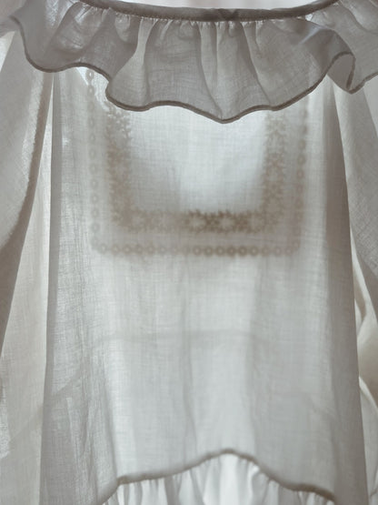 Heritage dress with silk