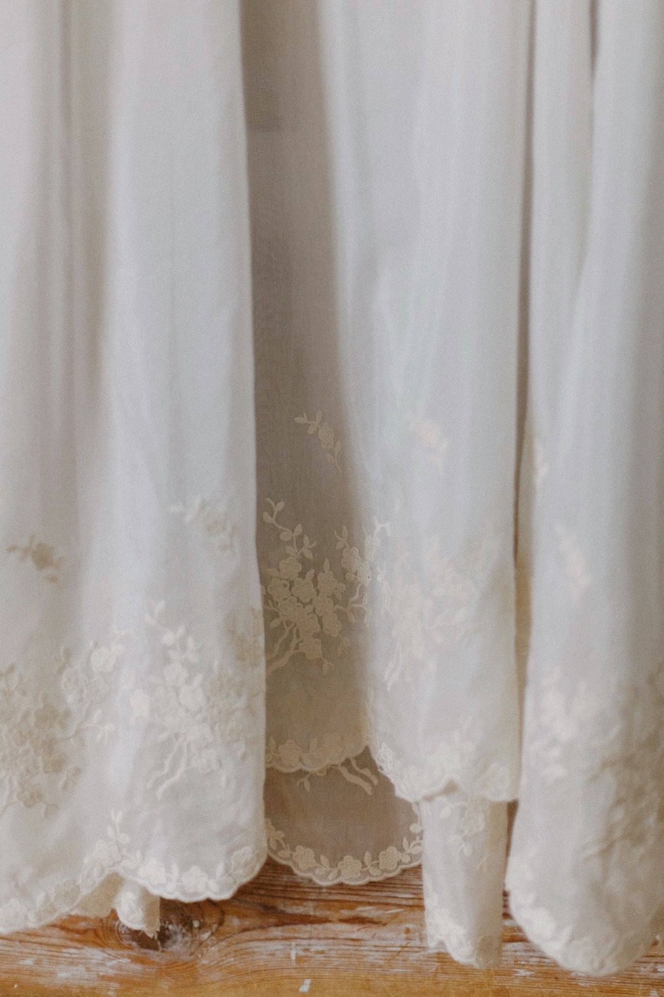 Heritage dress with silk