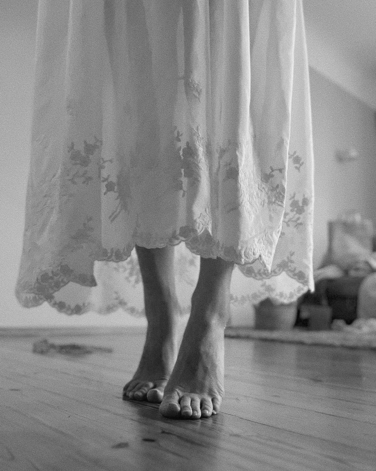 Heritage dress with silk