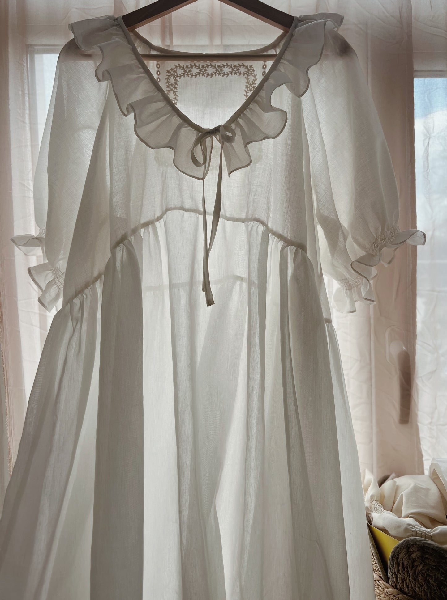 Heritage dress with silk