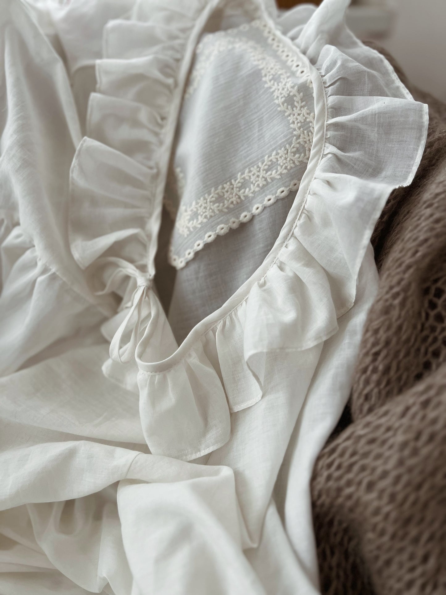 Heritage dress with silk