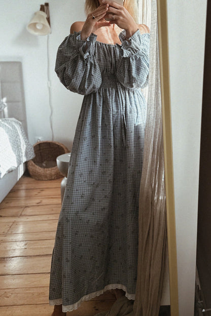 Sunrise dress / Blueberry