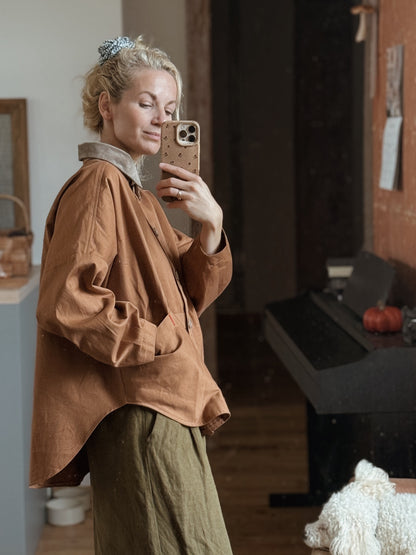 Market shirt (caramel)