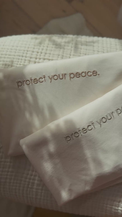 T-shirt/protect your peace.