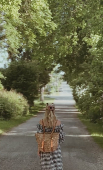 Gratitude dress / checked linen